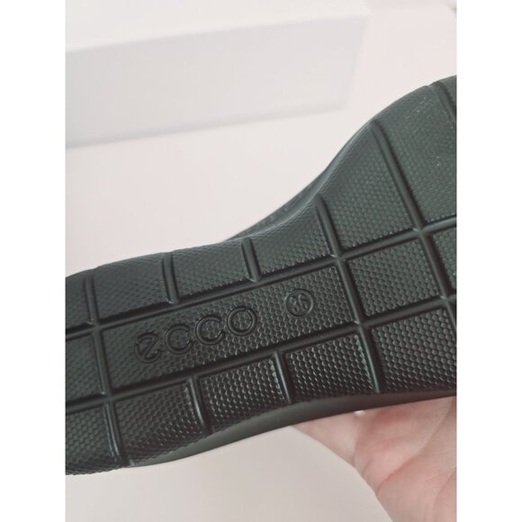 Ecco Felicia Slip On Loafers Black Heather Grey Gray Wedge Shoes Size 36 5 5.5 - Picture 9 of 11